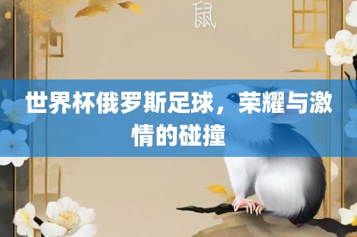 世界杯俄罗斯足球,荣耀与激情的碰撞