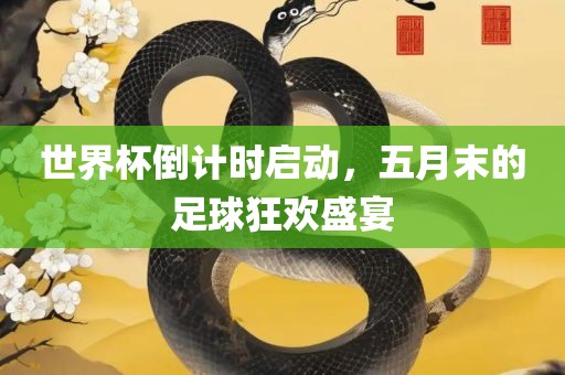 世界杯倒计时启动，五月末的足球狂欢盛宴