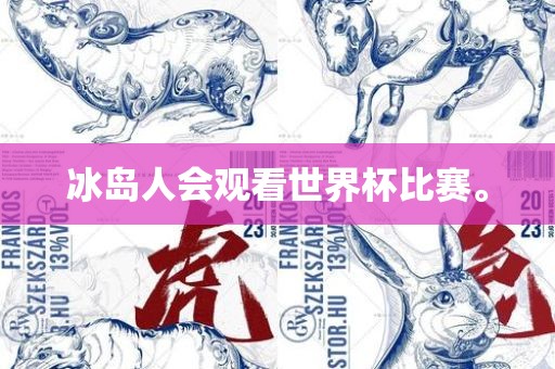 冰岛人会观看世界杯比赛。