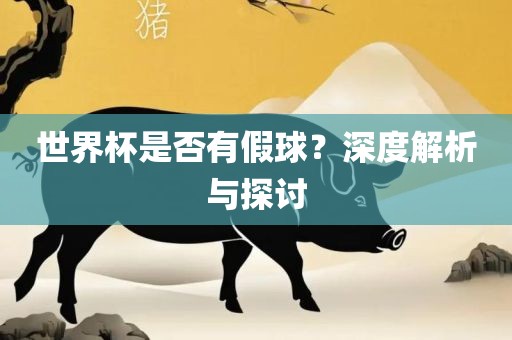 世界杯是否有假球？深度解析与探讨