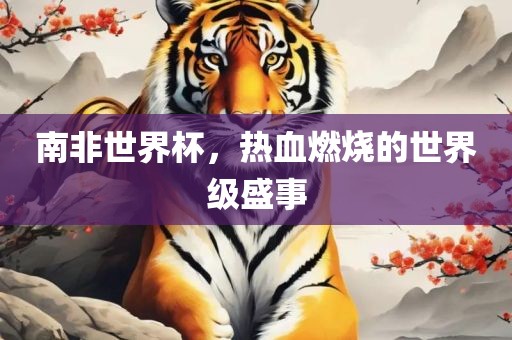 南非世界杯，热血燃烧的世界级盛事