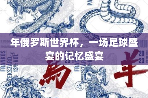年俄罗斯世界杯，一场足球盛宴的记忆盛宴