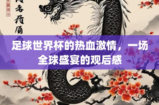 足球世界杯的热血激情,一场全球盛宴的观后感