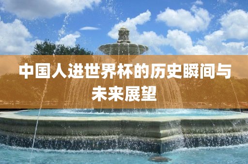 中国人进世界杯的历史瞬间与未来展望