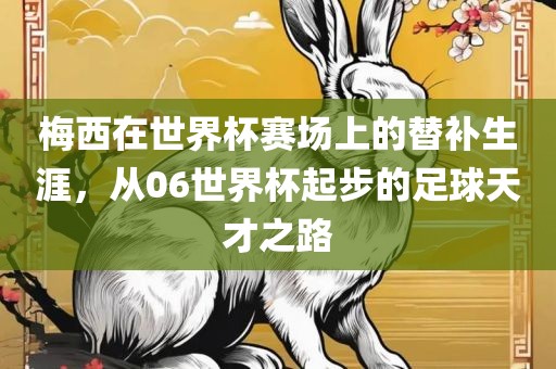 梅西在世界杯赛场上的替补生涯，从06世界杯起步的足球天才之路