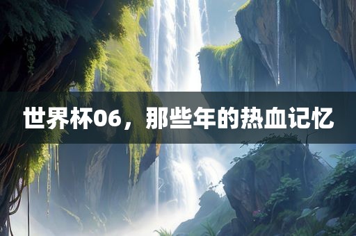 世界杯06，那些年的热血记忆