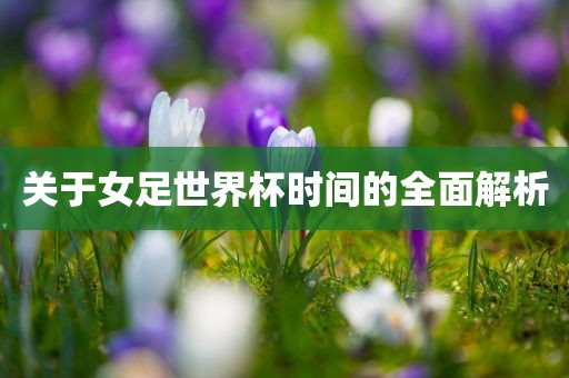 关于女足世界杯时间的全面解析