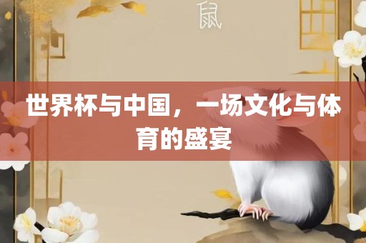 世界杯与中国，一场文化与体育的盛宴