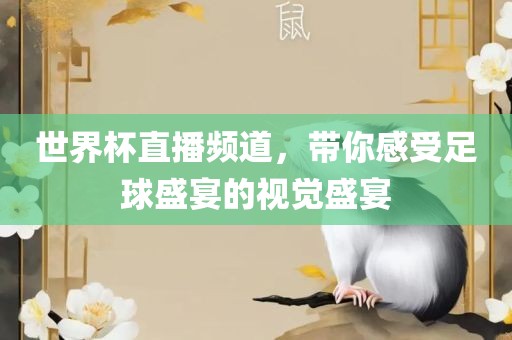 世界杯直播频道，带你感受足球盛宴的视觉盛宴