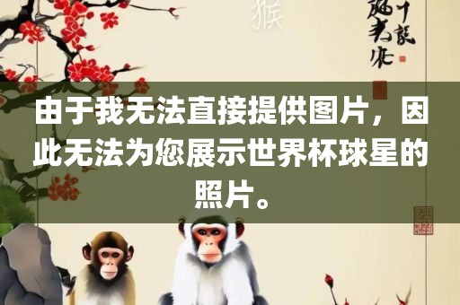 由于我无法直接提供图片，因此无法为您展示世界杯球星的照片。