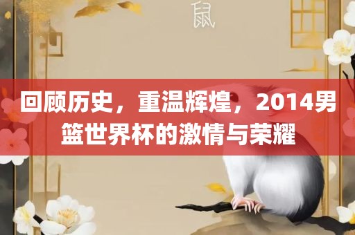 回顾历史,重温辉煌,2014男篮世界杯的激情与荣耀