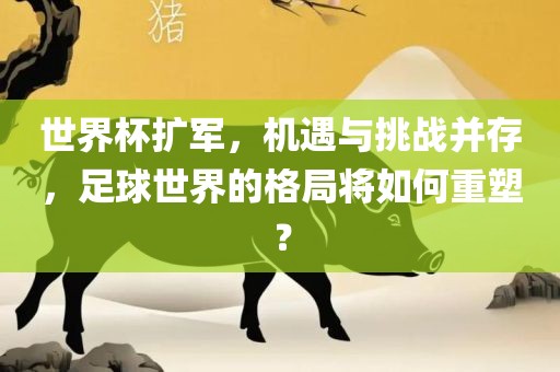 世界杯扩军，机遇与挑战并存，足球世界的格局将如何重塑？