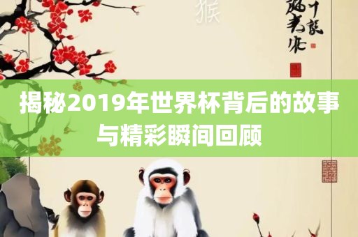 揭秘2019年世界杯背后的故事与精彩瞬间回顾