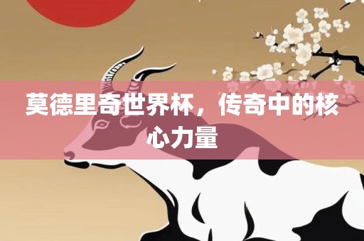 莫德里奇世界杯，传奇中的核心力量