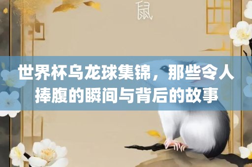 世界杯乌龙球集锦，那些令人捧腹的瞬间与背后的故事