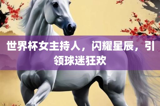 世界杯女主持人，闪耀星辰，引领球迷狂欢