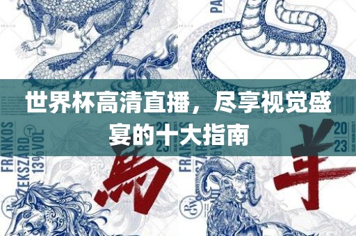 世界杯高清直播，尽享视觉盛宴的十大指南