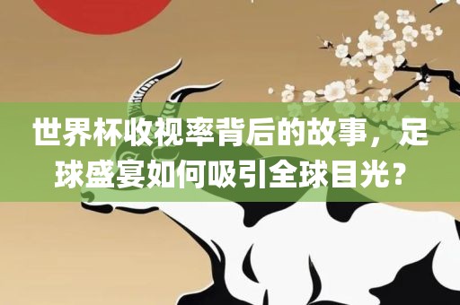 世界杯收视率背后的故事，足球盛宴如何吸引全球目光？