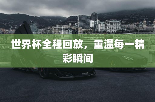 世界杯全程回放，重温每一精彩瞬间