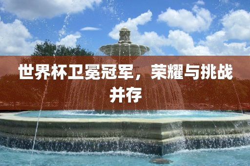 世界杯卫冕冠军，荣耀与挑战并存