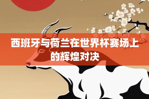 西班牙与荷兰在世界杯赛场上的河南立本管道设备有限公司辉煌对决