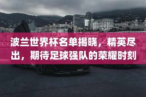 波兰世界杯名单揭晓，精英尽出，期待足球强队的荣耀时刻