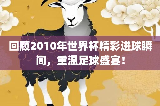 回顾2010年世界杯精彩进球瞬间，重温足球盛宴！
