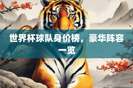 世界杯球队身价榜，豪华阵容一览