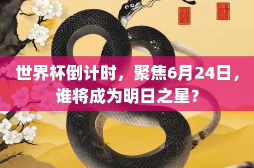 世界杯倒计时，聚焦6月24日，谁将成为明日之星？