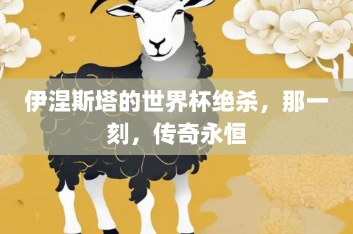 伊涅斯塔的世界杯绝杀，那一刻，传奇永恒