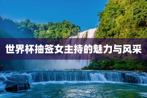 世界杯抽签女主持的魅力与风采