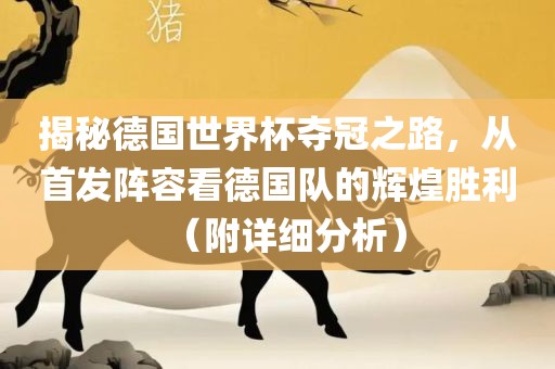 揭秘德国世界杯夺冠之路,从首发阵容看德国队的辉煌胜利(附详细分析)