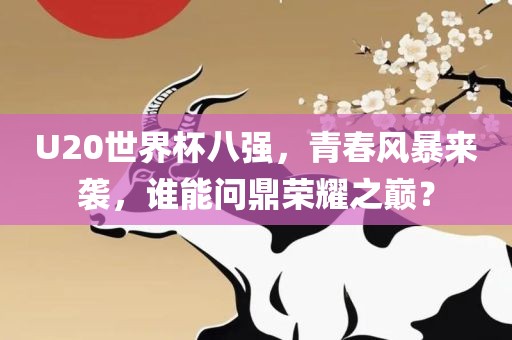 U20世界杯八强，青春风暴来袭，谁能问鼎荣耀之巅？