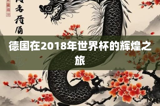 德国在2018年世界杯的辉煌之旅
