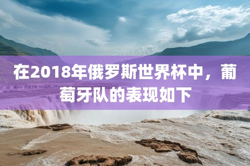 在2018年俄罗斯世界杯中，葡萄牙队的表现如下