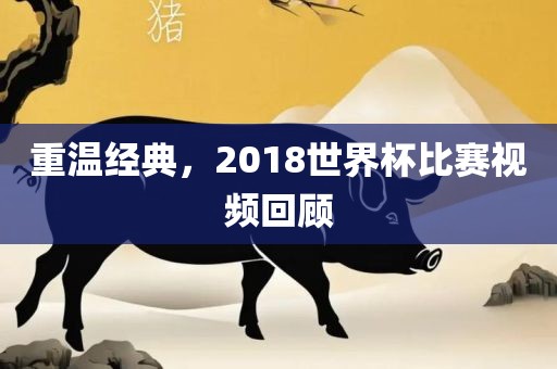重温经典,2018世界杯比赛视频回顾