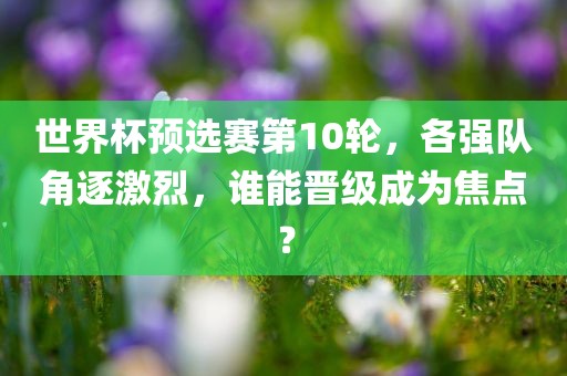世界杯预选赛第10轮，各强队角逐激烈，谁能晋级成为焦点？