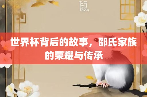 世界杯背后的故事,邵氏家族的荣耀与传承