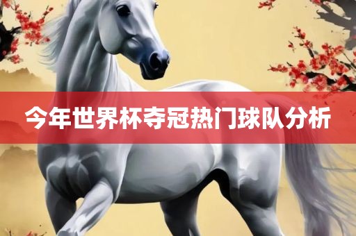 今年世界杯夺冠热门球队分析