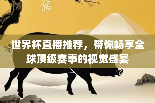 世界杯直播推荐，带你畅享全球顶级赛事的视觉盛宴