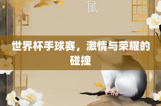 世界杯手球赛，激情与荣耀的碰撞