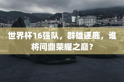 世界杯16强队，群雄逐鹿，谁将问鼎荣耀之巅？