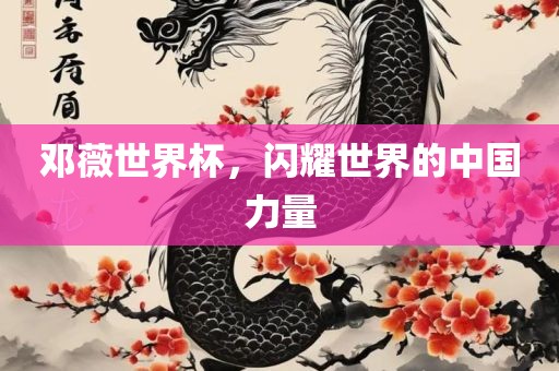 邓薇世界杯,闪耀世界的中国力量